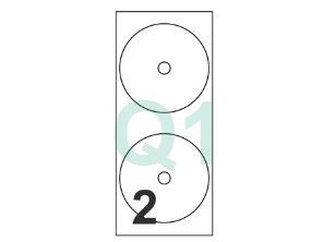 小孔雪面光碟專用貼紙–防水(霧面貼紙) HY-A46CDS
